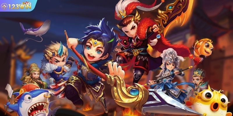 Bắn Cá Tam Quốc 0123WIN – Săn Boss Thuỷ Quái Cực Đã